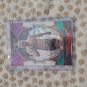 2023 SELECT UFC ROMAN DOLIDZE ROOKIE CONCOURSE TRI-COLOR PRIZM CARD